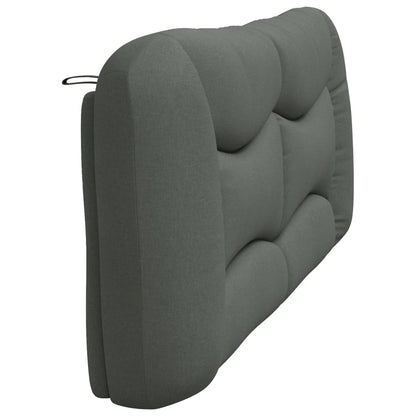 vidaXL Kopfteil-Kissen "Hvar" Dunkelgrau 200 cm Stoff