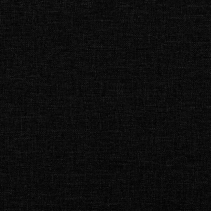 vidaXL Kopfteil-Kissen "Hvar" Schwarz 200 cm Stoff