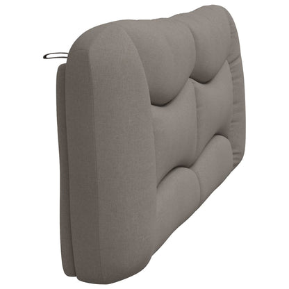 vidaXL Kopfteil-Kissen "Hvar" Taupe 200 cm Stoff