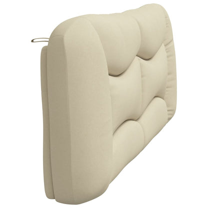 vidaXL Kopfteil-Kissen "Hvar" Creme 200 cm Stoff