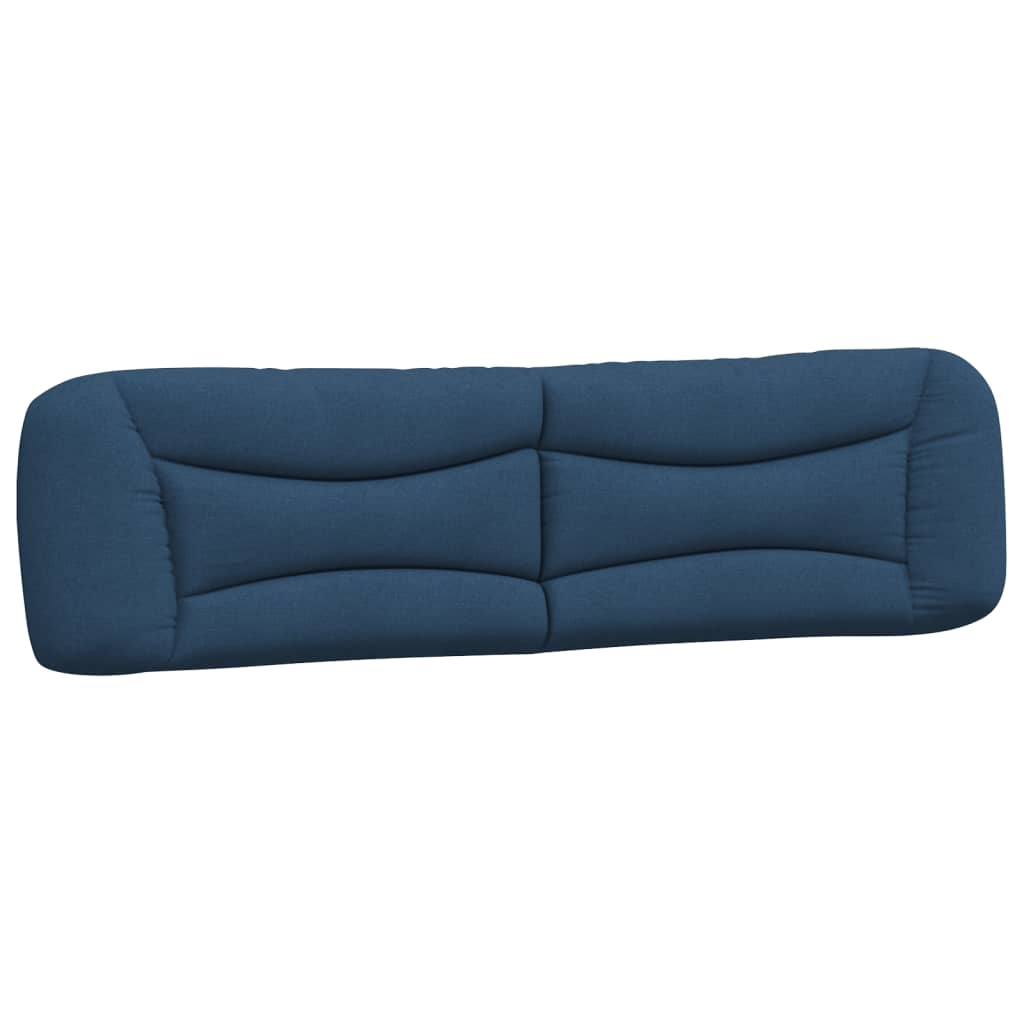 vidaXL Kopfteil-Kissen "Hvar" Blau 200 cm Stoff
