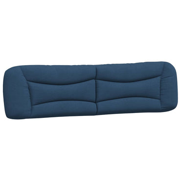 vidaXL Kopfteil-Kissen "Hvar" Blau 200 cm Stoff