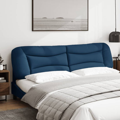 vidaXL Kopfteil-Kissen "Hvar" Blau 200 cm Stoff