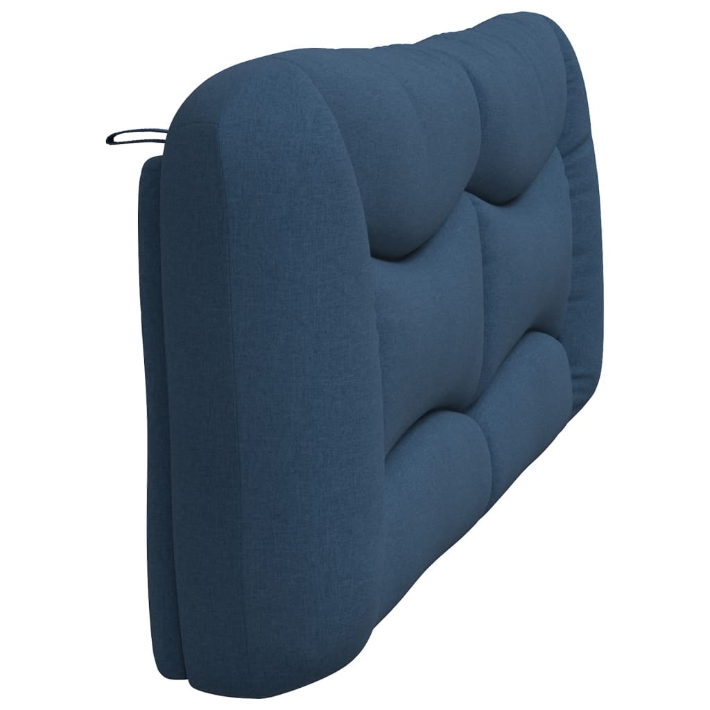 vidaXL Kopfteil-Kissen "Hvar" Blau 200 cm Stoff
