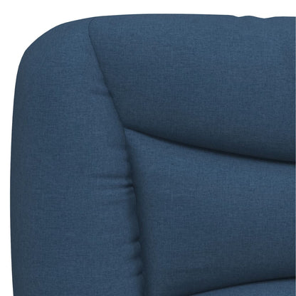 vidaXL Kopfteil-Kissen "Hvar" Blau 200 cm Stoff
