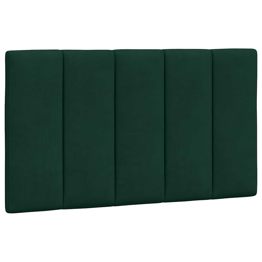 vidaXL Kopfteil-Kissen "Hanko" Dunkelgrün 80 cm Samt