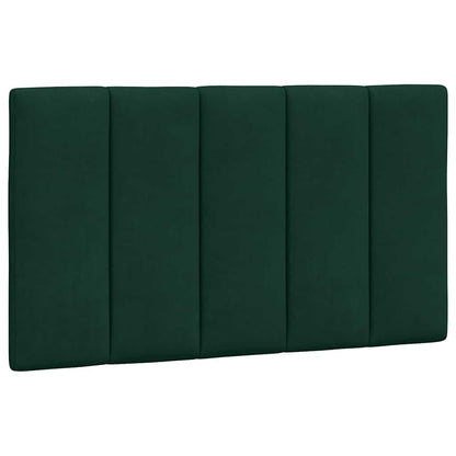 vidaXL Kopfteil-Kissen "Hanko" Dunkelgrün 80 cm Samt