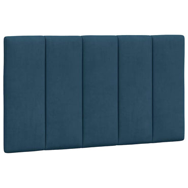 vidaXL Kopfteil-Kissen "Hanko" Blau 80 cm Samt