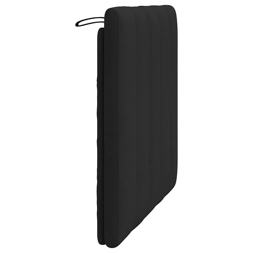 vidaXL Kopfteil-Kissen "Hanko" Schwarz 90 cm Samt