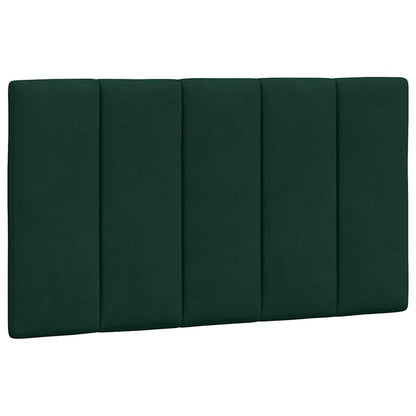 vidaXL Kopfteil-Kissen "Hanko" Dunkelgrün 90 cm Samt
