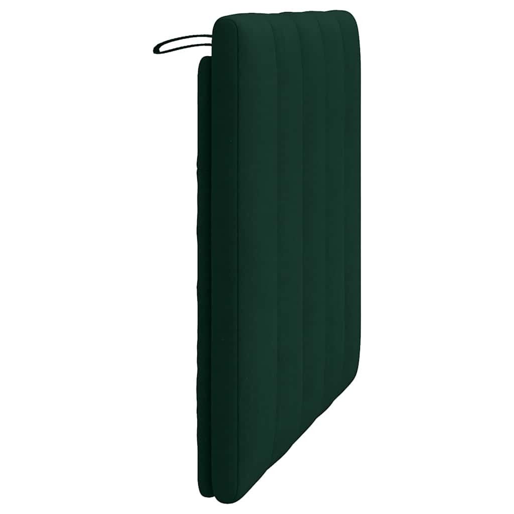 vidaXL Kopfteil-Kissen "Hanko" Dunkelgrün 90 cm Samt