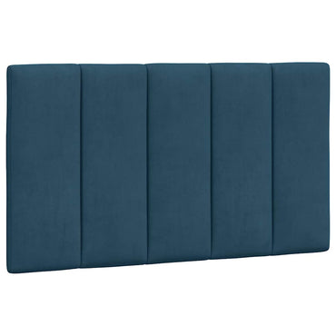 vidaXL Kopfteil-Kissen "Hanko" Blau 90 cm Samt