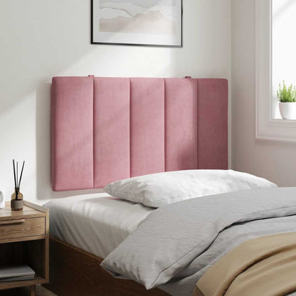 vidaXL Kopfteil-Kissen "Hanko" Rosa 90 cm Samt