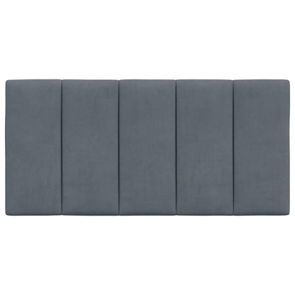 vidaXL Kopfteil-Kissen "Hanko" Dunkelgrau 100 cm Samt