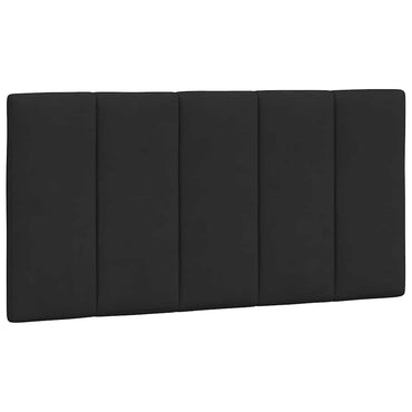vidaXL Kopfteil-Kissen "Hanko" Schwarz 100 cm Samt