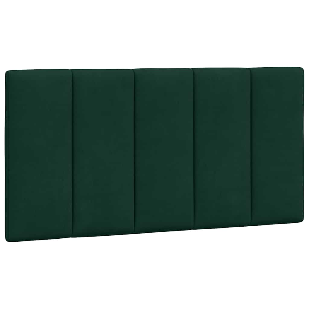 vidaXL Kopfteil-Kissen "Hanko" Dunkelgrün 100 cm Samt