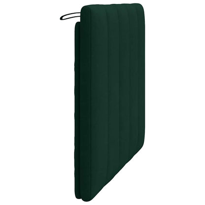 vidaXL Kopfteil-Kissen "Hanko" Dunkelgrün 100 cm Samt