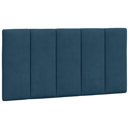 vidaXL Kopfteil-Kissen "Hanko" Blau 100 cm Samt