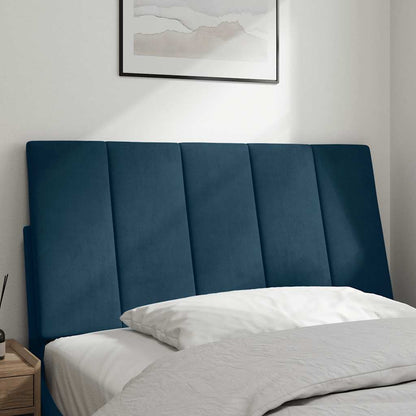 vidaXL Kopfteil-Kissen "Hanko" Blau 100 cm Samt