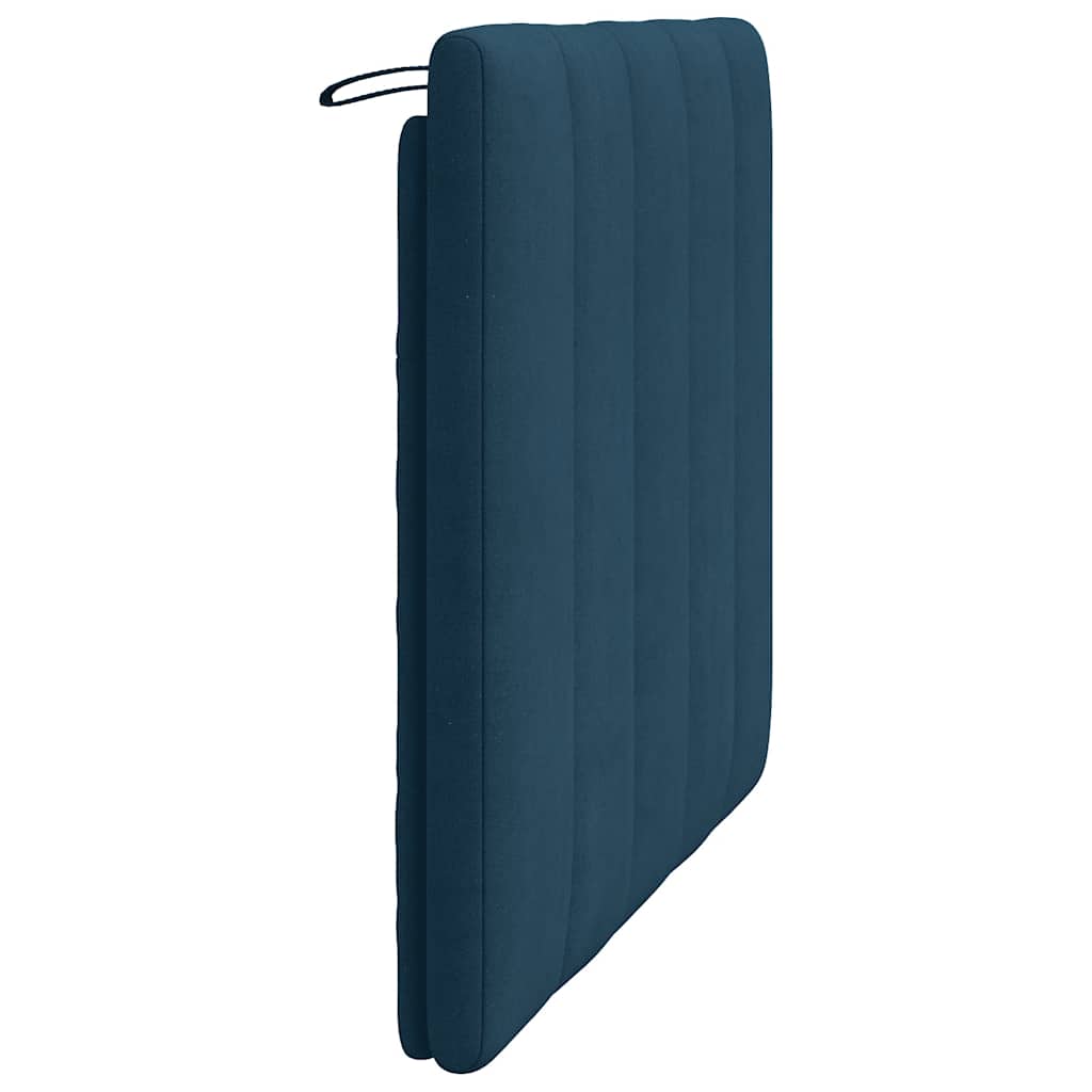 vidaXL Kopfteil-Kissen "Hanko" Blau 100 cm Samt