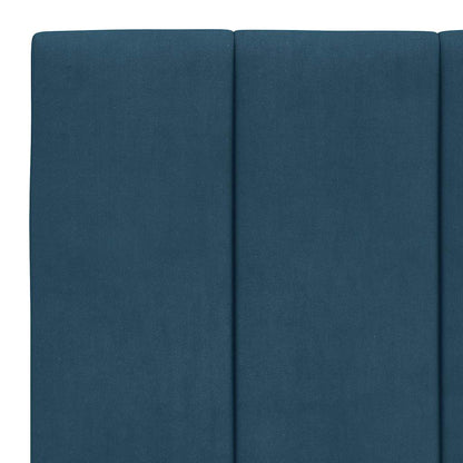 vidaXL Kopfteil-Kissen "Hanko" Blau 100 cm Samt
