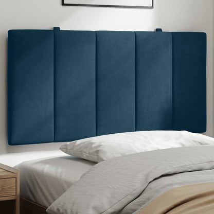 vidaXL Kopfteil-Kissen "Hanko" Blau 100 cm Samt