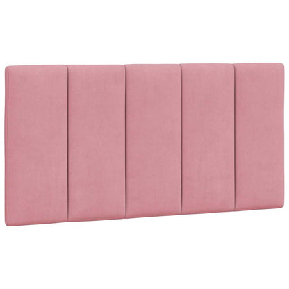 vidaXL Kopfteil-Kissen "Hanko" Rosa 100 cm Samt