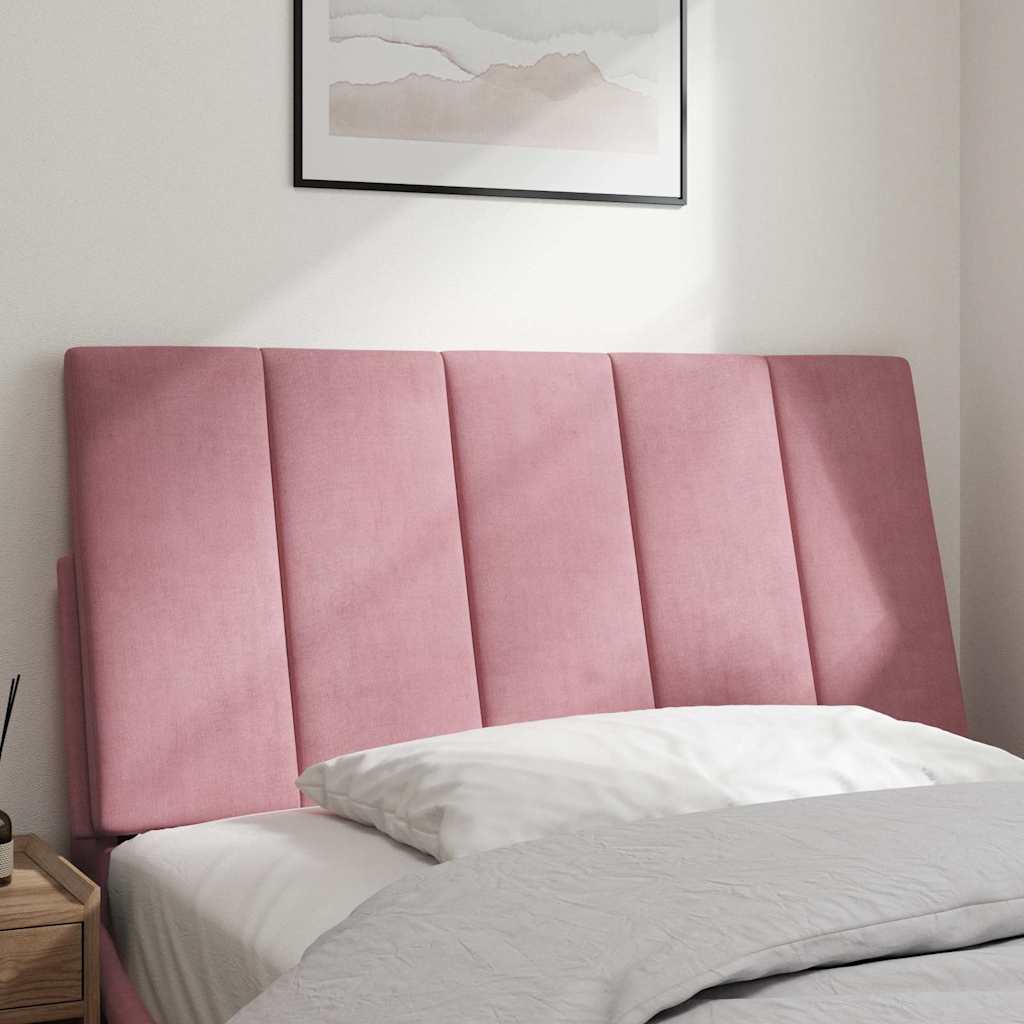 vidaXL Kopfteil-Kissen "Hanko" Rosa 100 cm Samt