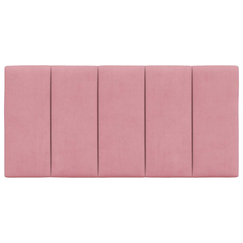 vidaXL Kopfteil-Kissen "Hanko" Rosa 100 cm Samt
