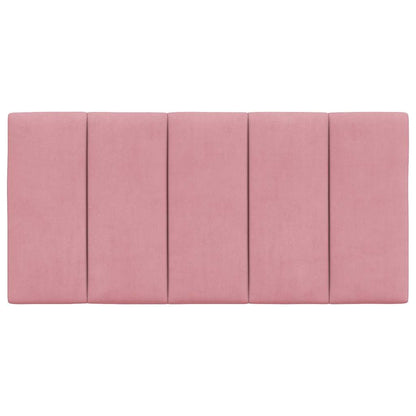 vidaXL Kopfteil-Kissen "Hanko" Rosa 100 cm Samt