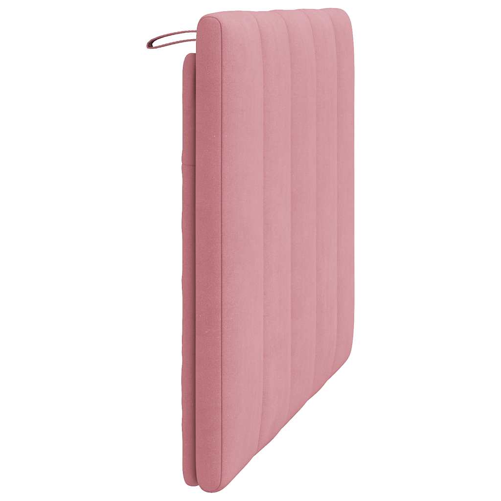 vidaXL Kopfteil-Kissen "Hanko" Rosa 100 cm Samt