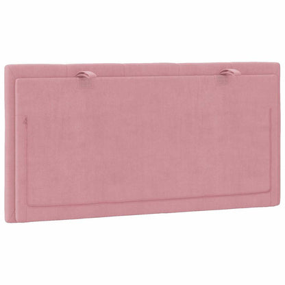 vidaXL Kopfteil-Kissen "Hanko" Rosa 100 cm Samt