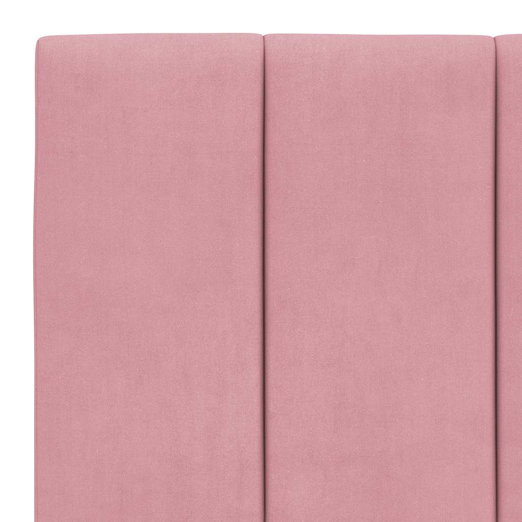 vidaXL Kopfteil-Kissen "Hanko" Rosa 100 cm Samt