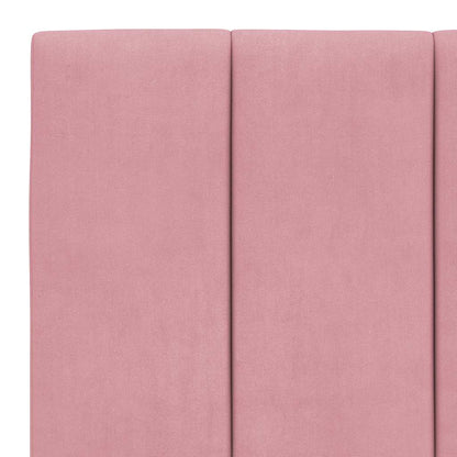vidaXL Kopfteil-Kissen "Hanko" Rosa 100 cm Samt