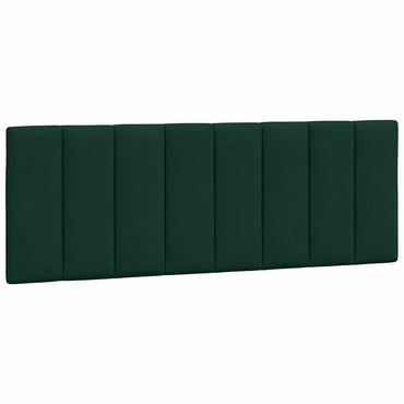 vidaXL Kopfteil-Kissen "Hanko" Dunkelgrün 120 cm Samt