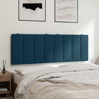 vidaXL Kopfteil-Kissen "Hanko" Blau 120 cm Samt
