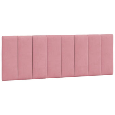 vidaXL Kopfteil-Kissen "Hanko" Rosa 120 cm Samt