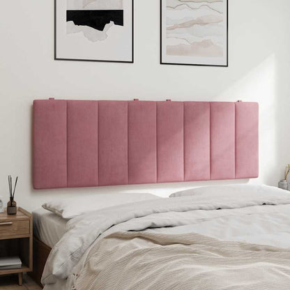 vidaXL Kopfteil-Kissen "Hanko" Rosa 120 cm Samt