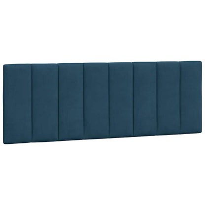 vidaXL Kopfteil-Kissen "Hanko" Blau 140 cm Samt