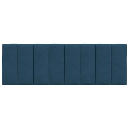 vidaXL Kopfteil-Kissen "Hanko" Blau 140 cm Samt