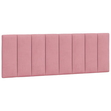 vidaXL Kopfteil-Kissen "Hanko" Rosa 140 cm Samt