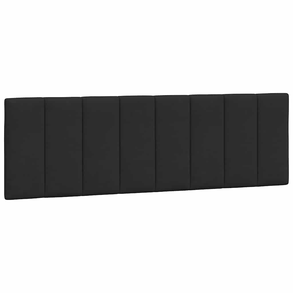 vidaXL Kopfteil-Kissen "Hanko" Schwarz 160 cm Samt