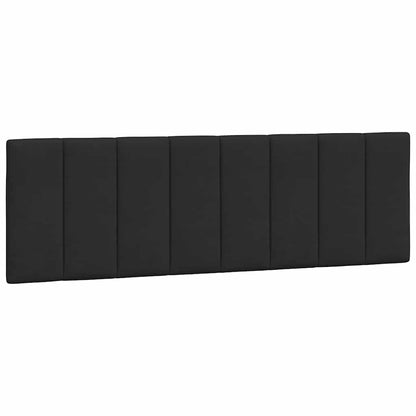 vidaXL Kopfteil-Kissen "Hanko" Schwarz 160 cm Samt
