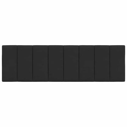 vidaXL Kopfteil-Kissen "Hanko" Schwarz 160 cm Samt