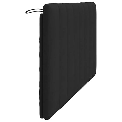 vidaXL Kopfteil-Kissen "Hanko" Schwarz 160 cm Samt