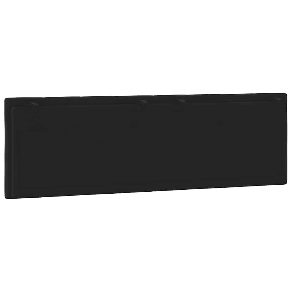 vidaXL Kopfteil-Kissen "Hanko" Schwarz 160 cm Samt