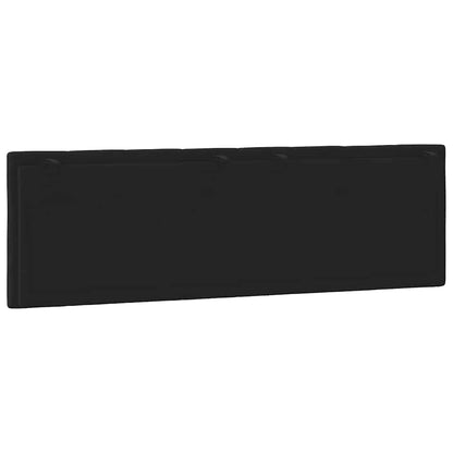 vidaXL Kopfteil-Kissen "Hanko" Schwarz 160 cm Samt