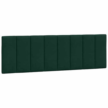 vidaXL Kopfteil-Kissen "Hanko" Dunkelgrün 160 cm Samt