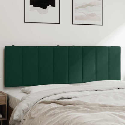 vidaXL Kopfteil-Kissen "Hanko" Dunkelgrün 160 cm Samt