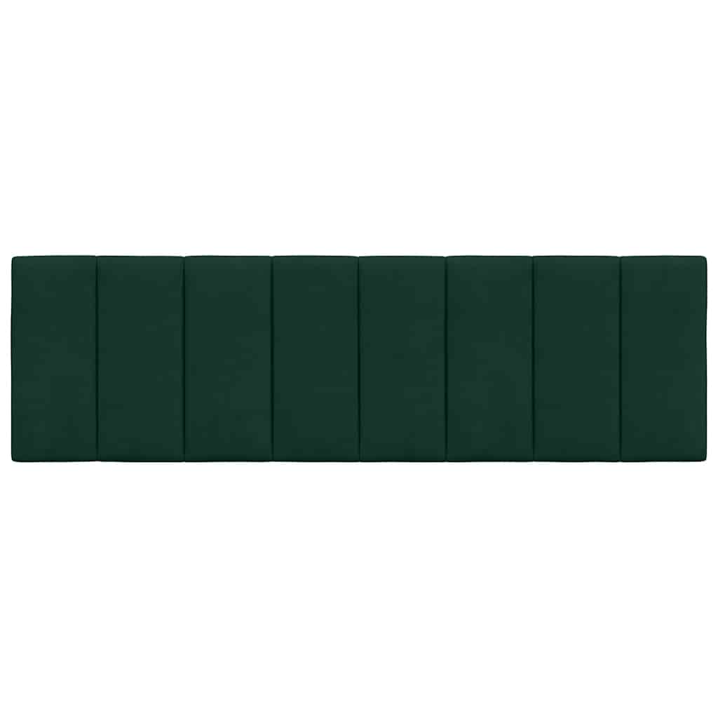 vidaXL Kopfteil-Kissen "Hanko" Dunkelgrün 160 cm Samt
